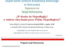 Zaproszenie Sesja Historyczna