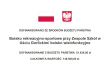 Boisko rekreacyjno-sportowe przy Zespole Szkół w Uściu Gorlickim / boisko wielofunkcyjne