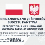 Remont drogi gminnej Wysowa-Zdrój – obok Kuziów nr 271102K w m. Wysowa-Zdrój w km 0+820 – 1+470